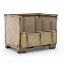 Used Stacking box steel fixed construction with cover