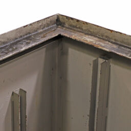 Used Stacking box steel fixed construction with cover