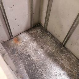 Used Stacking box steel fixed construction with cover