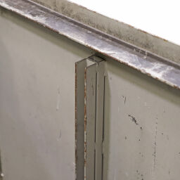 Used Stacking box steel fixed construction with cover