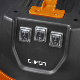 Professional vacuum cleaners dust and hydrogen piston 80 L - 3600 W