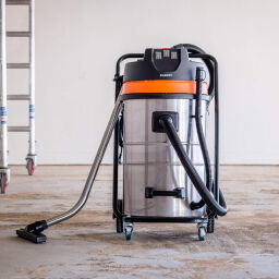 Professional vacuum cleaners dust and hydrogen piston 80 L - 3600 W