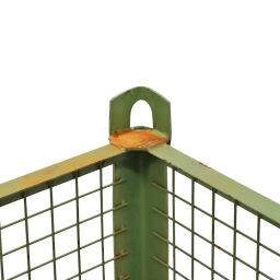 Caisse grillagée occasion caisse-palette à structure fixe cloisons fixes Occasion