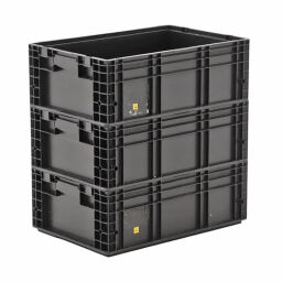 Stapelboxen Kunststoff gebraucht ESD kratte alle Wände geschlossen