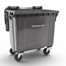 Conteneur poubelle Conteneur pour substances nocives 770 litres, convient pour prise DIN