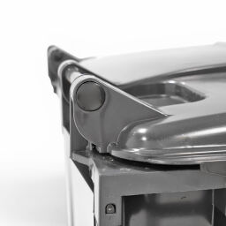 Conteneur poubelle Conteneur pour substances nocives 770 litres, convient pour prise DIN
