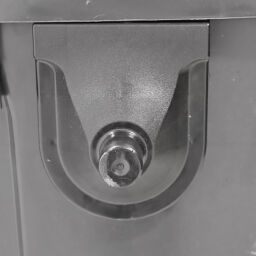 Conteneur poubelle Conteneur pour substances nocives 770 litres, convient pour prise DIN