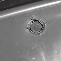 Conteneur de déchets résiduels Conteneur pour substances nocives 660 litres, convient pour prise DIN