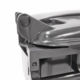 Conteneur de déchets résiduels Conteneur pour substances nocives 660 litres, convient pour prise DIN