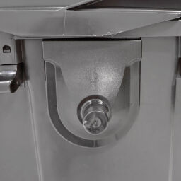 Conteneur de déchets résiduels Conteneur pour substances nocives 660 litres, convient pour prise DIN