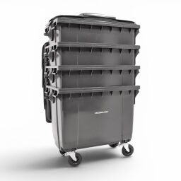 Conteneur de déchets résiduels Conteneur pour substances nocives 660 litres, convient pour prise DIN