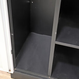 Magazijnkasten gebruikt garderobekast 2 deuren (hangsluiting)