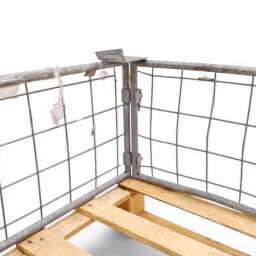 Rehausse palette Construction rabattables empilables 1 clapet en 1 côté longue Occasion