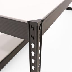 Etablis table de travail avec 1 tablette inférieure