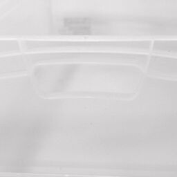 Euronorm stacking bins all walls closed + open handles