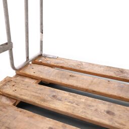 Rollwagen Gebraucht Rollbehälter 2-seitig mit Holzboden und Klemmgittern