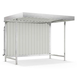 Auvents cabine extérieure avec des murs ouverts
