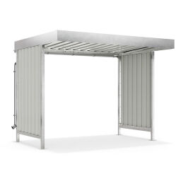 Auvents cabine extérieure avec des murs ouverts