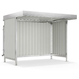 Auvents cabine extérieure avec des murs ouverts