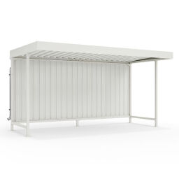 Auvents cabine extérieure avec des murs ouverts