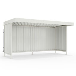 Auvents cabine extérieure avec des murs ouverts