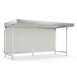 Auvents cabine extérieure avec des murs ouverts
