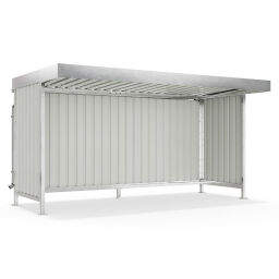 Auvents cabine extérieure avec des murs ouverts