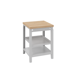 Etablis table de travail avec 2 tablettes inférieures