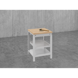 Etablis table de travail avec 2 tablettes inférieures