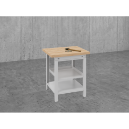 Werkbänke Arbeitstisch mit 2 Bodenplatten