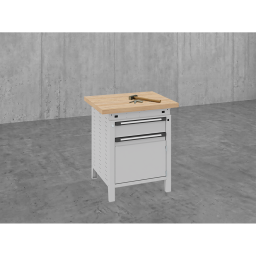 Workbenches with 1 drawer and 1 cabinet