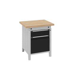 Etablis table de travail avec 1 tiroir et 1 armoire