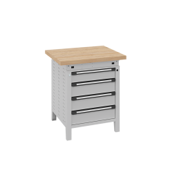 Workbenches with 4 drawers 