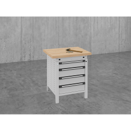 Workbenches with 4 drawers 