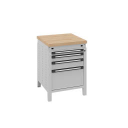 Workbenches with 4 drawers 