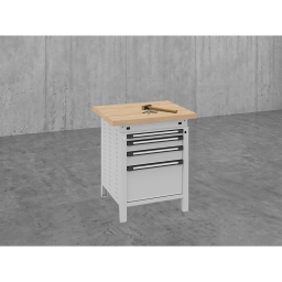 Workbenches with 4 drawers 