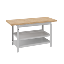 Workbenches with 2 bottom shelves