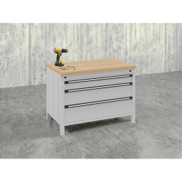 Workbenches with 3 drawers