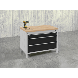 Workbenches with 3 drawers