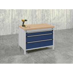 Workbenches with 3 drawers