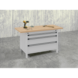 Workbenches with 3 drawers