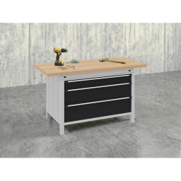 Workbenches with 3 drawers