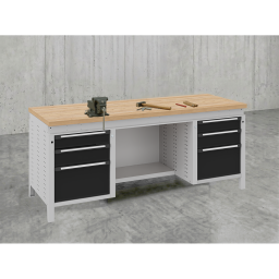 Workbenches with 6 drawers 