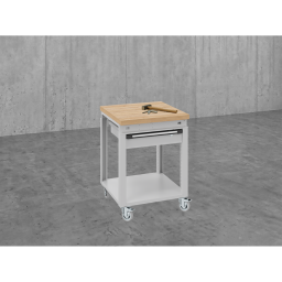 Workbenches mobile workbench on wheels, with 1 drawer