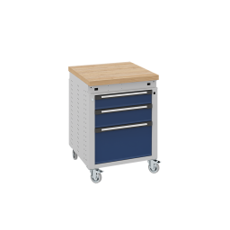Workbenches mobile workbench on wheels, with 3 drawers