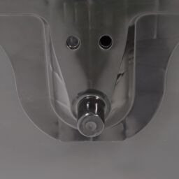 Conteneur de déchets résiduels Conteneur pour substances nocives 1100 litres, convient pour prise DIN