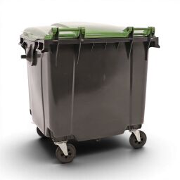 Poubelle composte Conteneur pour substances nocives 1100 litres, convient pour prise DIN