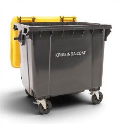 Müllcontainer Sonderabfall-Behälter 1100 Liter, geeignet für die Aufnahme mit DIN-Adapter