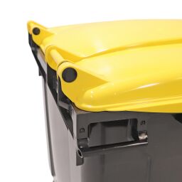 Müllcontainer Sonderabfall-Behälter 1100 Liter, geeignet für die Aufnahme mit DIN-Adapter