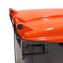 Conteneurs pmd Conteneur pour substances nocives 1100 litres, convient pour prise DIN